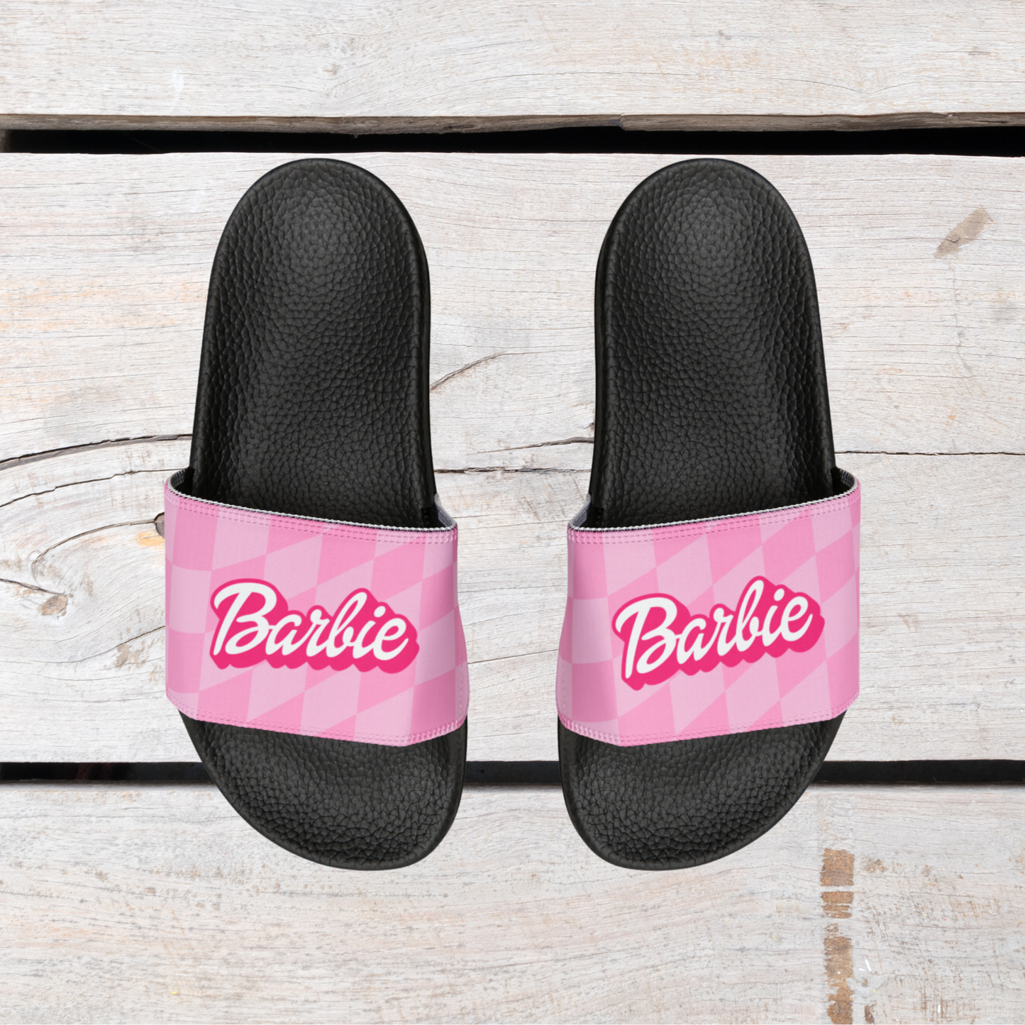 Barbie Retro Slides | Pink TikTok Slides