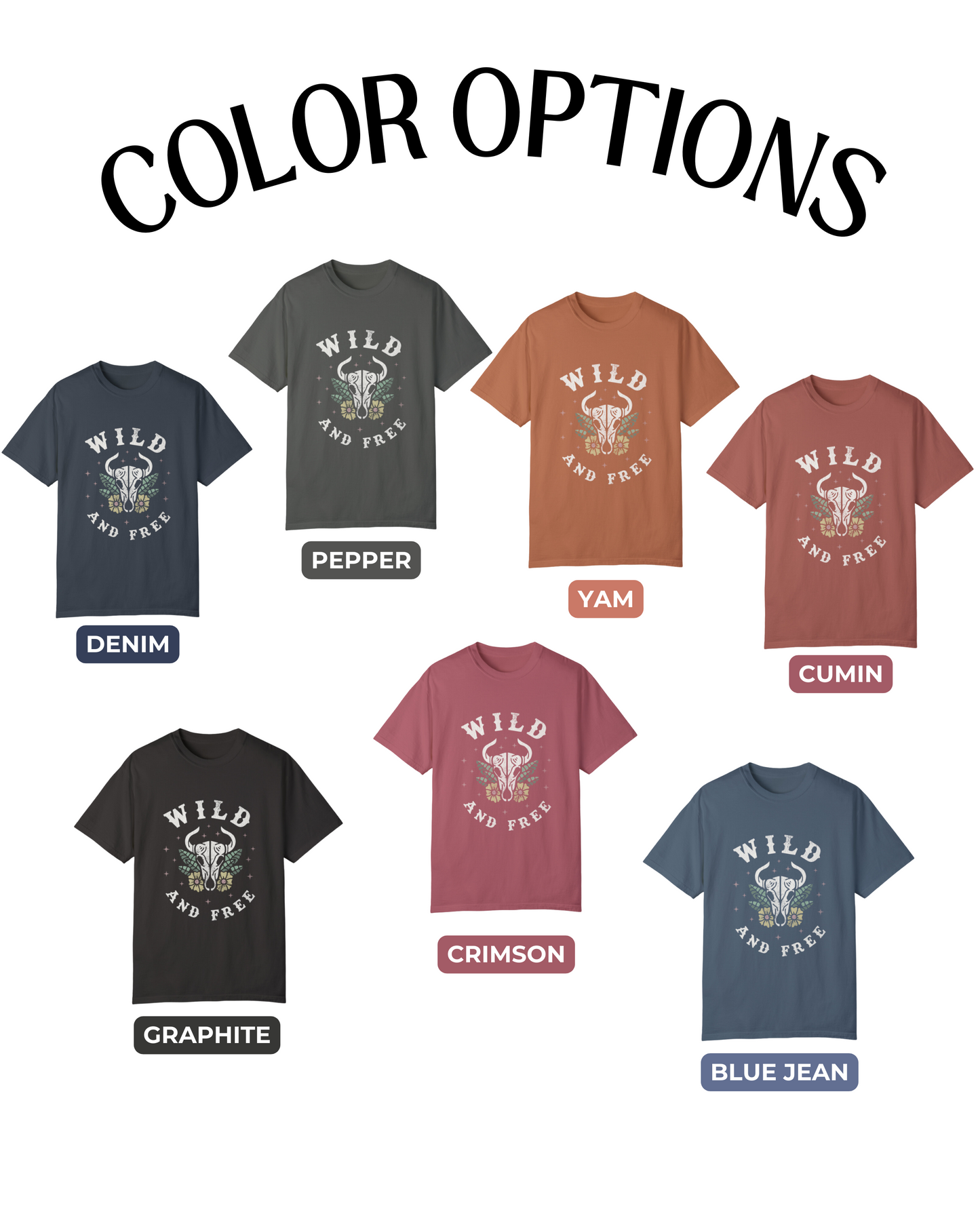 Wild and Free Shirt Cowgirl Shirt | Western Vintage Graphic Tee shirt