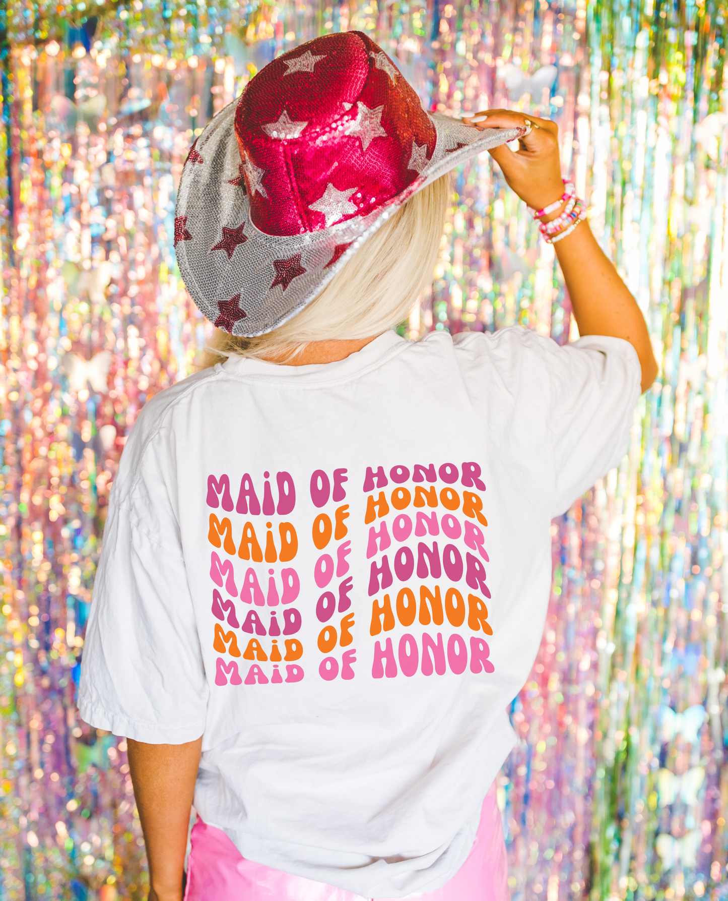 Retro Maid of Honor Shirt | Matching Bachelorette Party Shirts