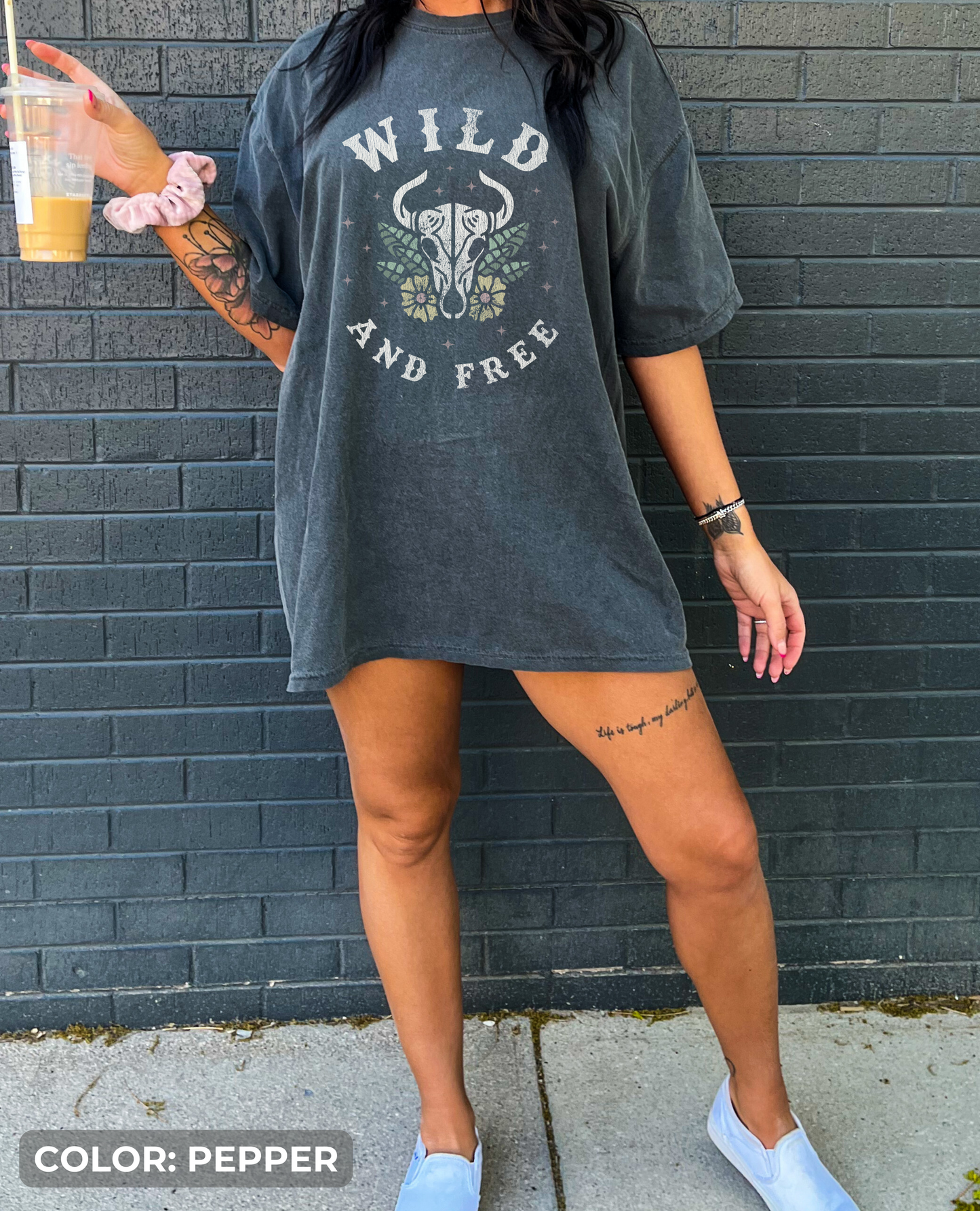 Wild and Free Shirt Cowgirl Shirt | Western Vintage Graphic Tee shirt