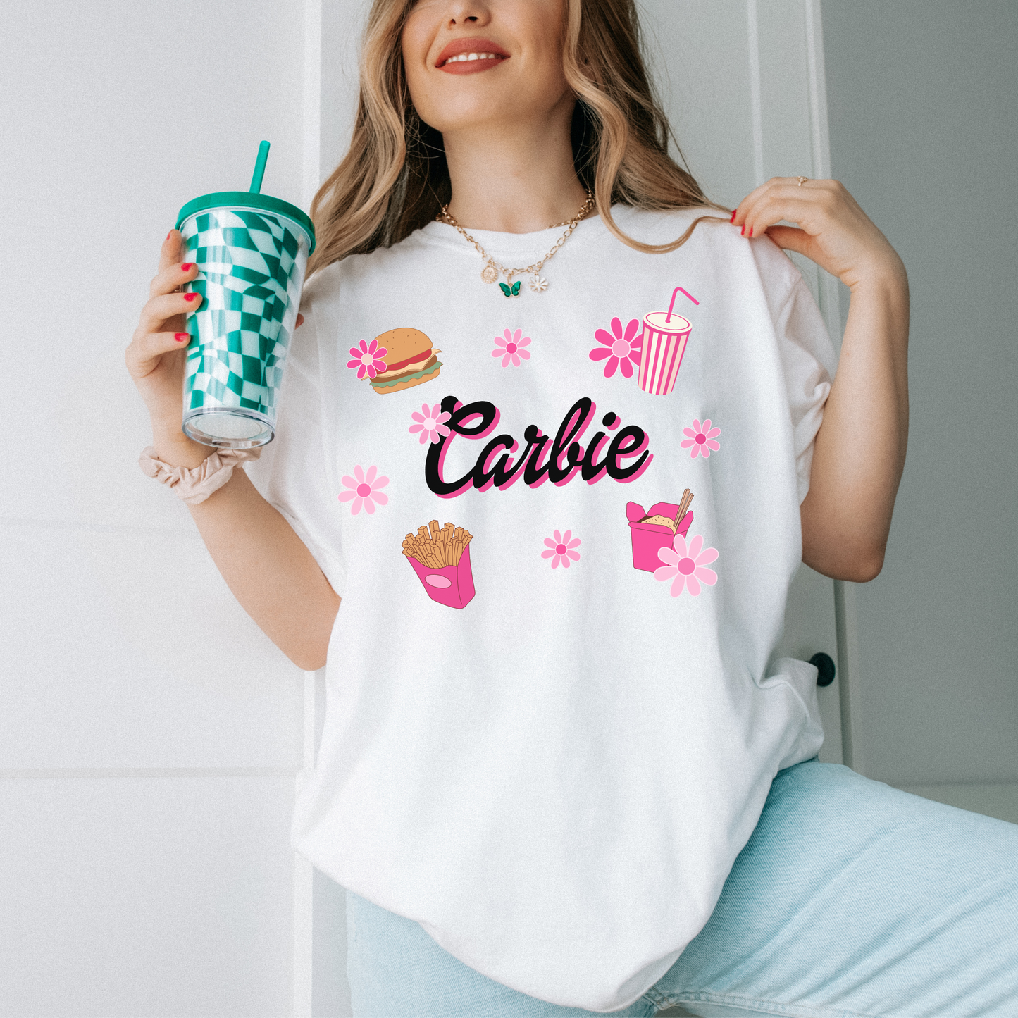 Carbie Barbie-Inspired Shirt | Cute Barbie Funny Oversized Tee