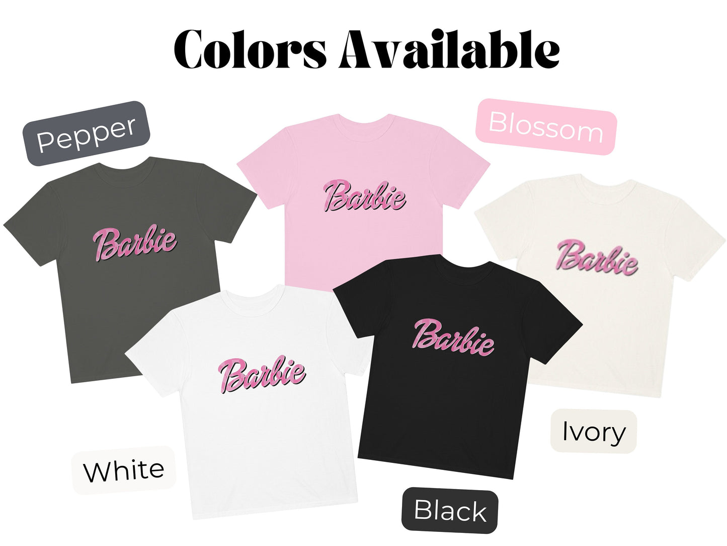 Checkered Barbie Shirt, Let's Go Party Barbie Shirt, Retro Barbie, Oversized Cute Tee, Barbie Movie, Come on Barbie