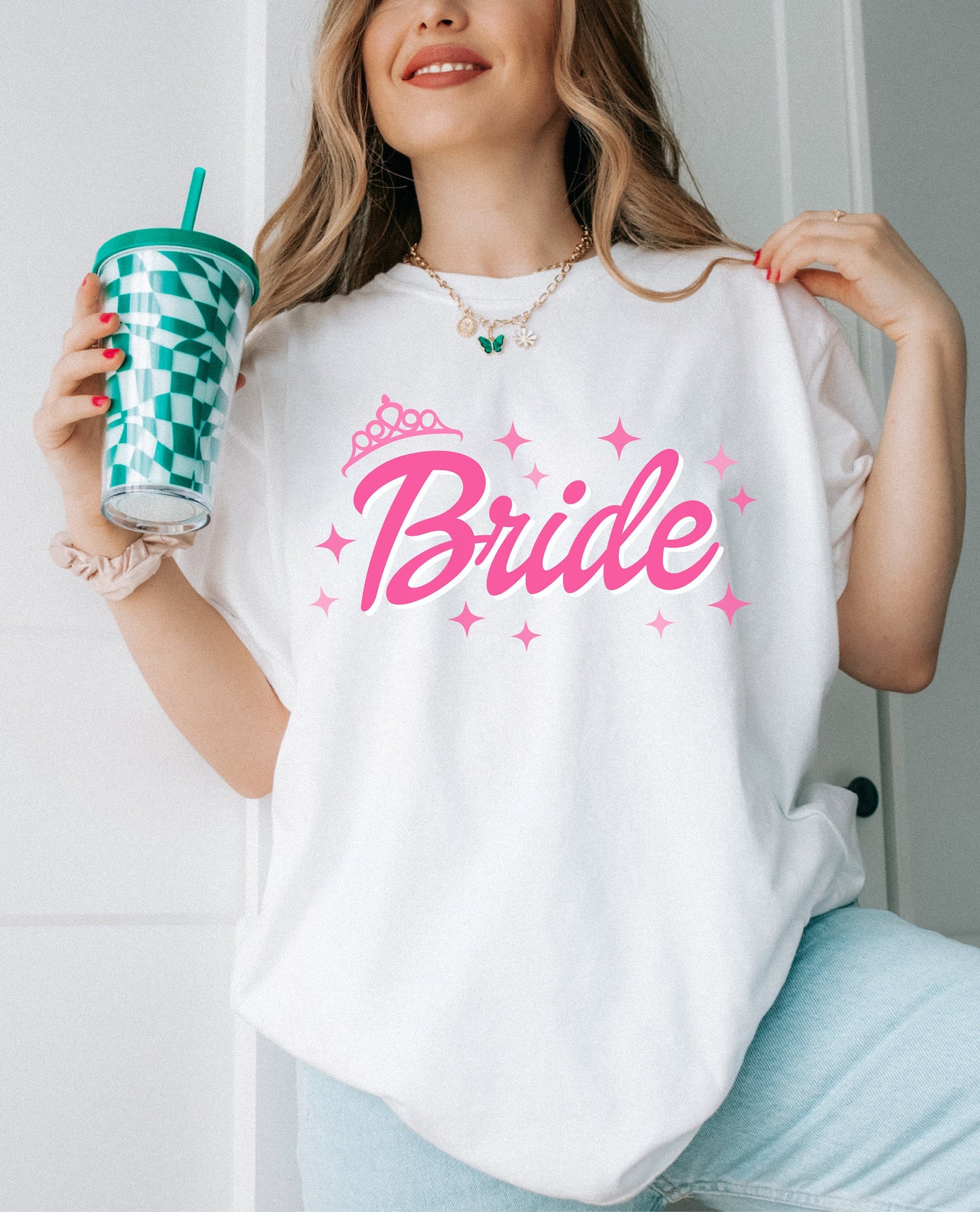 Barbie Bachelorette Tshirt, Lets Go Party, 90s Bachelorette Shirts, Barbie Bride, 2000s Bachelorette Party, Bridesmaid Matching Shirts