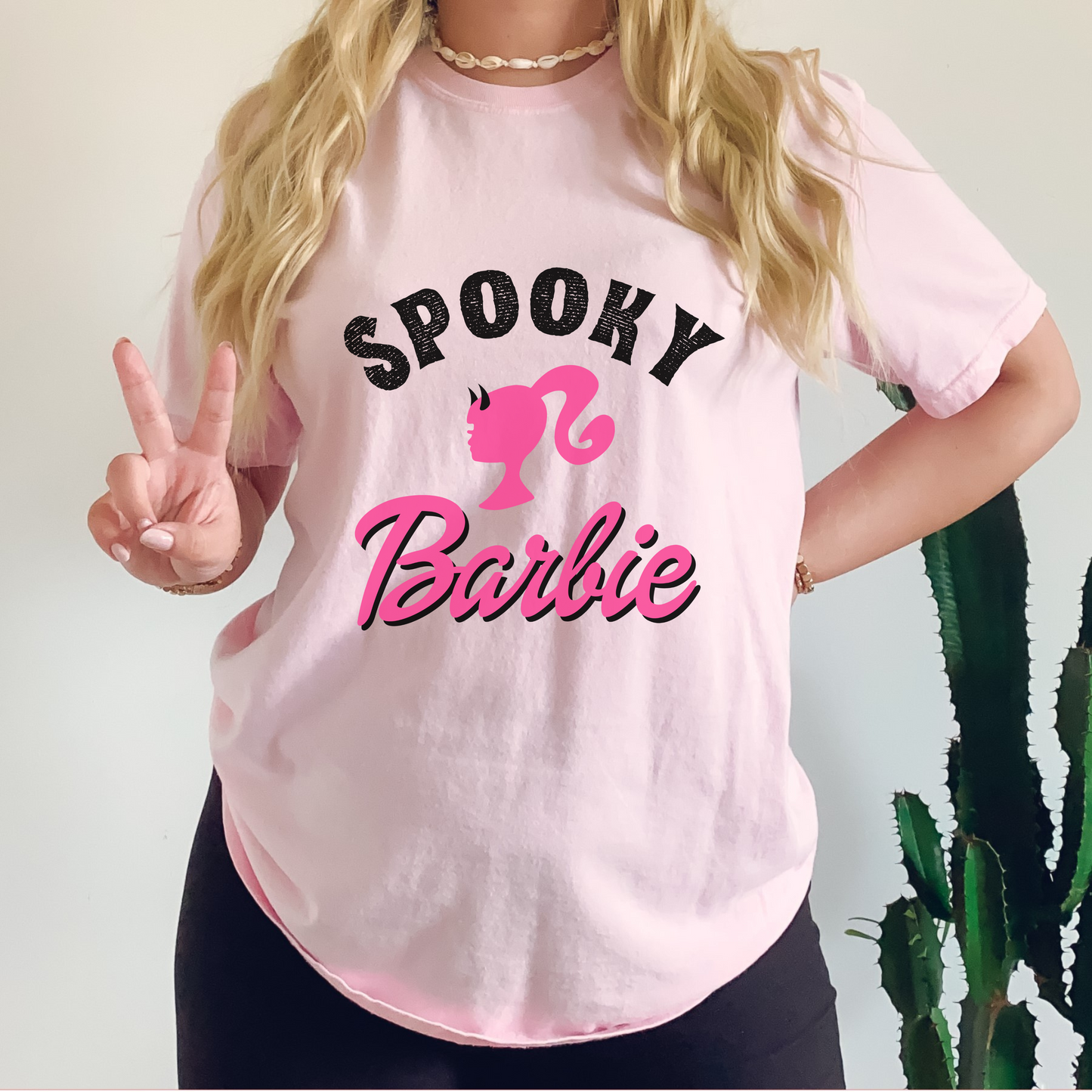 Spooky Barbie Shirt Halloween Graphic Tee