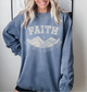 Christian Women Sweatshirt  //  Faith Can Move mountains