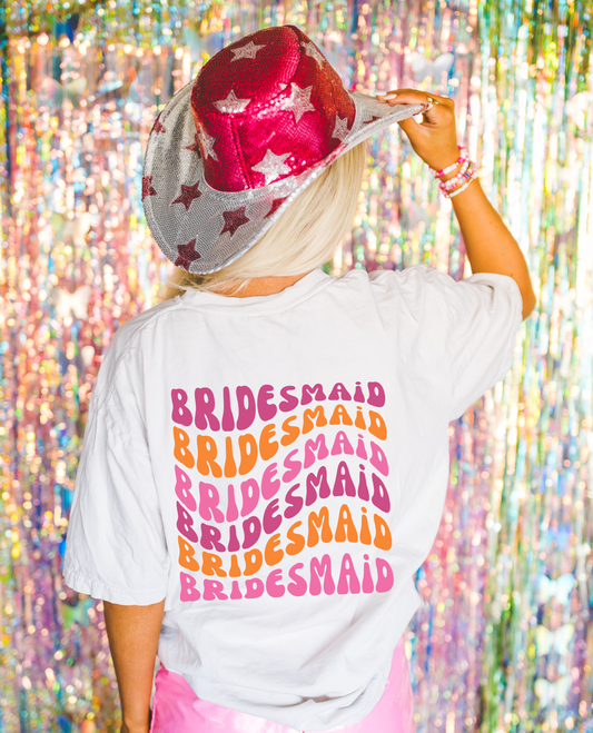 Retro Bridesmaid Shirt | Matching Bridal Party Shirts