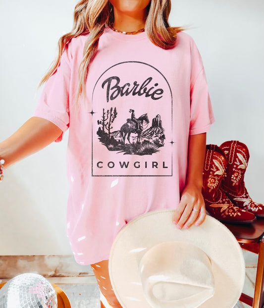 Cowgirl Barbie Shirt | Western Graphic Tee