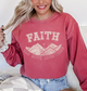 Christian Women Sweatshirt  //  Faith Can Move mountains