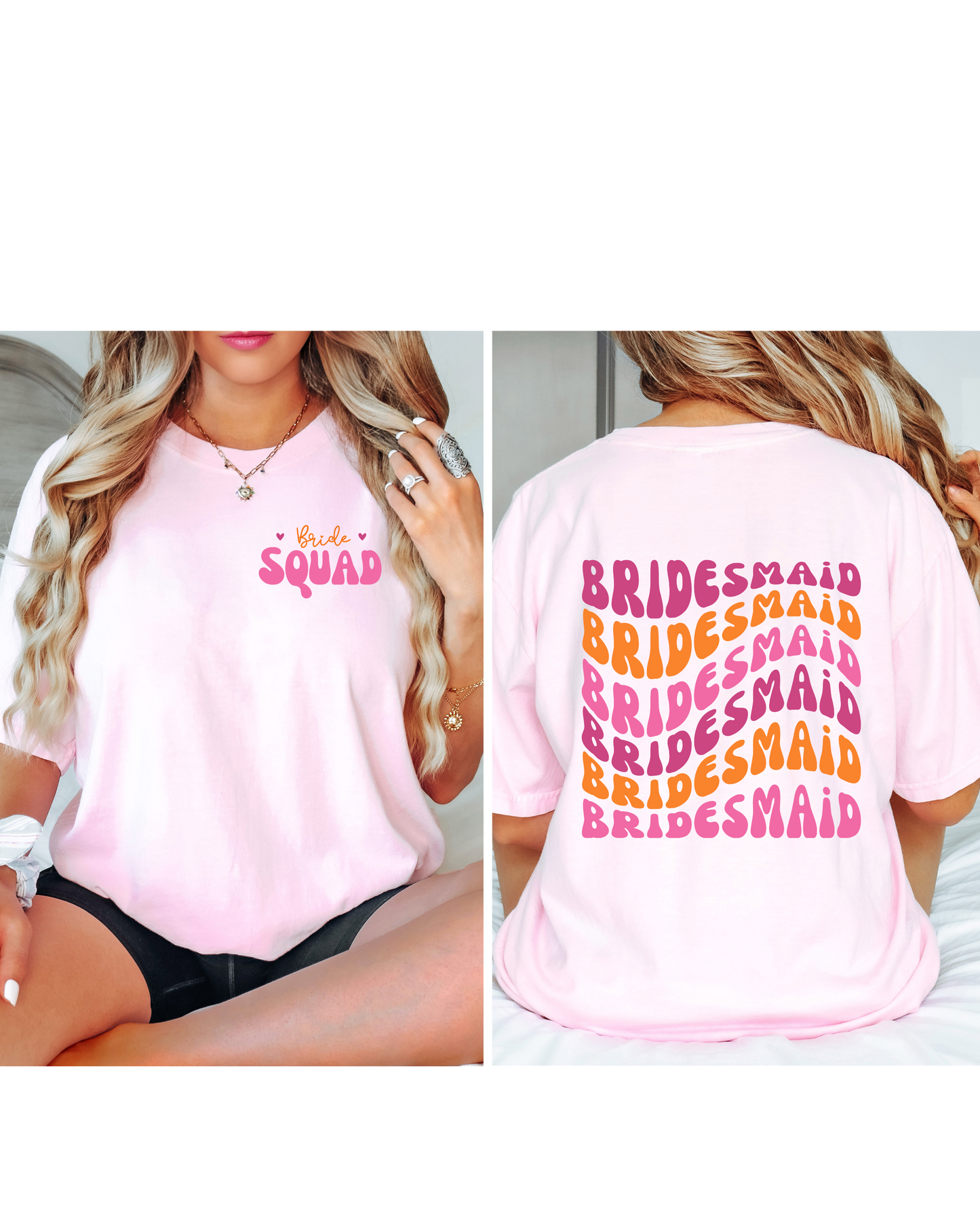 Retro Bridesmaid Shirt    |    Matching Bridal Party Shirts