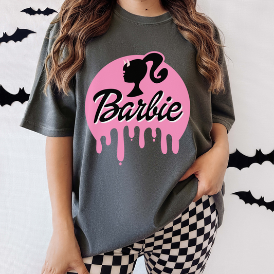 Spooky Drip Barbie Shirt Halloween Graphic Tee