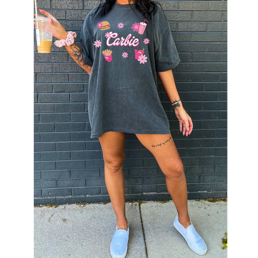 Carbie Barbie-Inspired Shirt | Cute Barbie Funny Oversized Tee