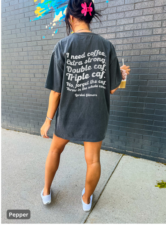 Luke's Diner Stars Hollow Comfort Colors Shirt // Gilmore Girls Coffee T-Shirt