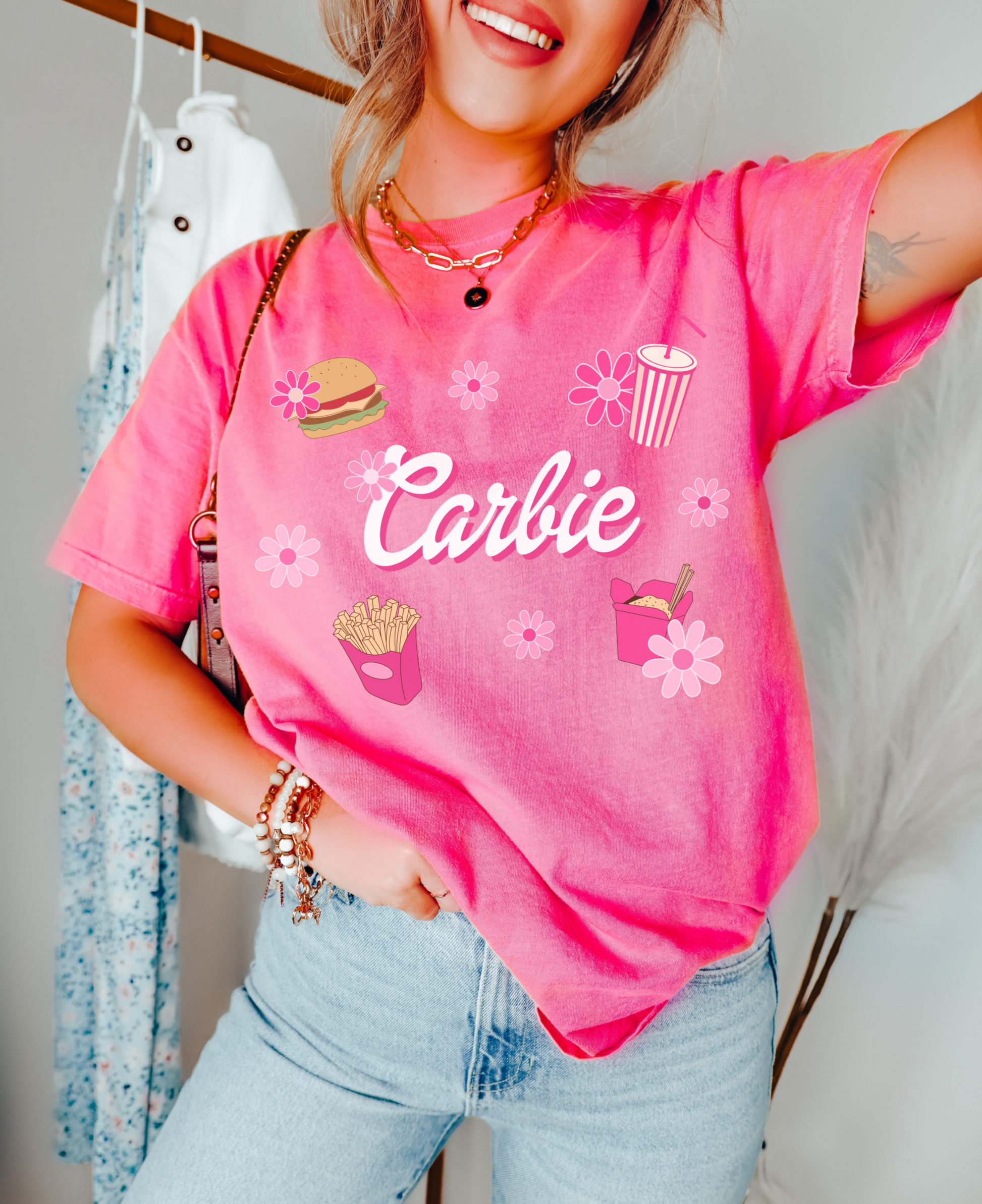 Carbie pink shirt