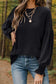 Round Neck Lantern Sleeve T-Shirt