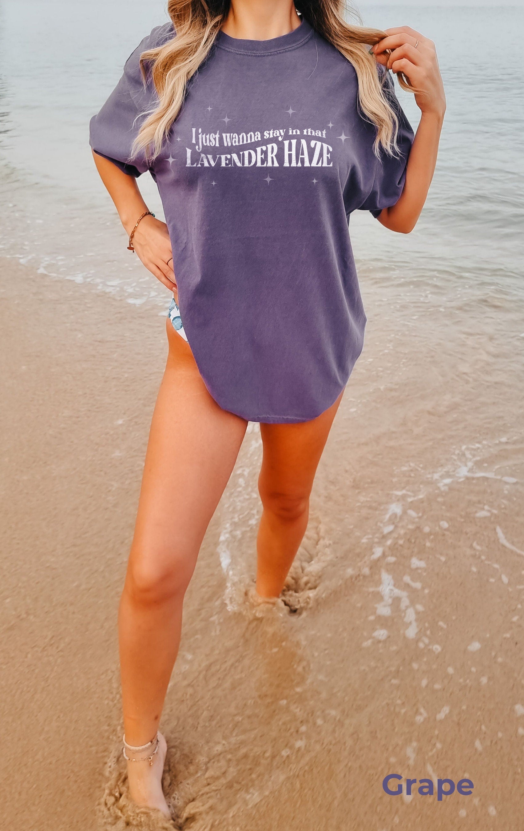 Lavender Haze T-Shirt, Washed Out Style, Vintage Shirt Oversized, Aesthetic Comfortable Shirt, TS Shirt, Eras Tour, Taylor Swift